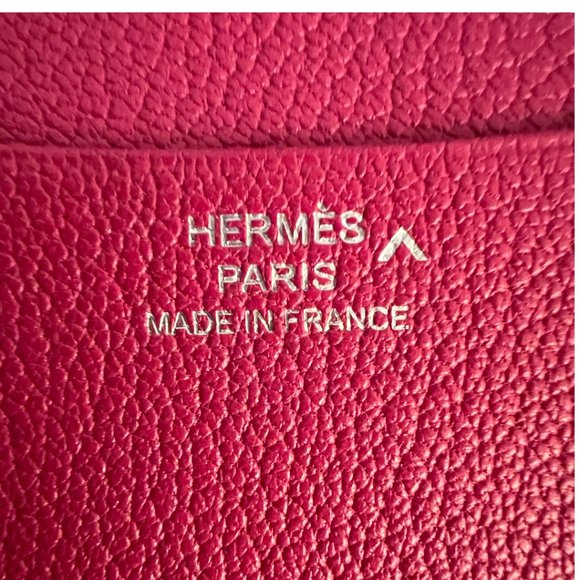 Hermes New In Box GM Agenda Cover Fuchsia Crocodile Porosus Lisse Skin - Picture 3 of 8